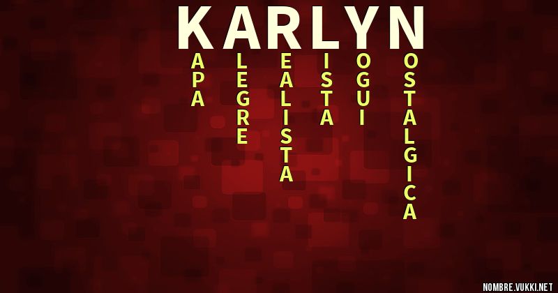 Acróstico karlyn