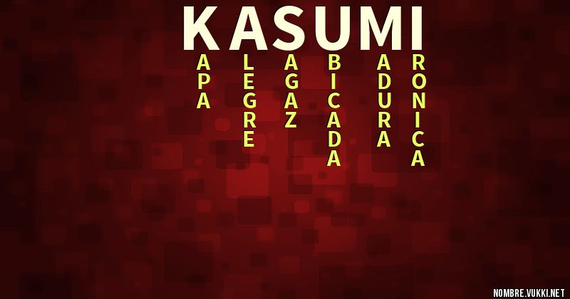 Acróstico kasumi