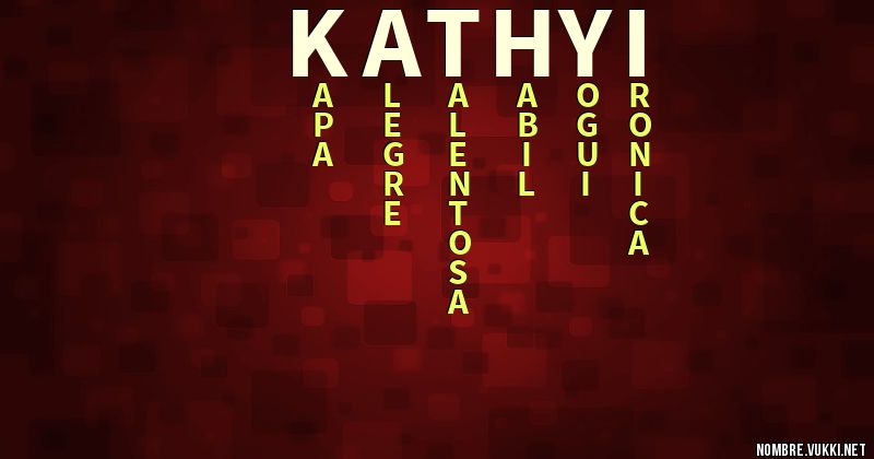 Acróstico kathy i.