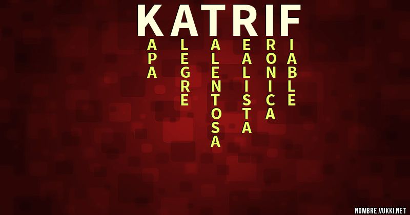 Acróstico katrif