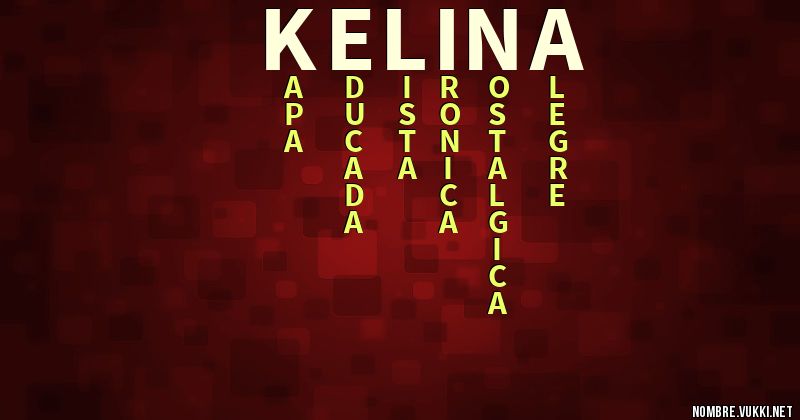 Acróstico kelina