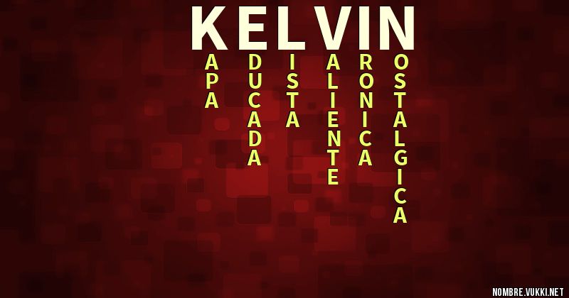 Acróstico kelvin