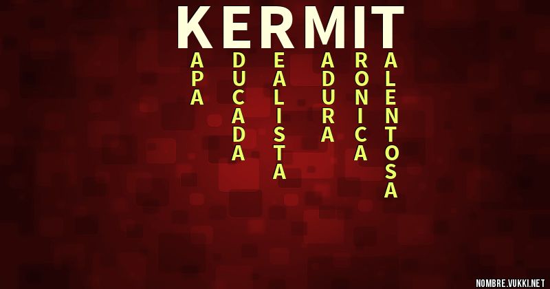 Acróstico kermit