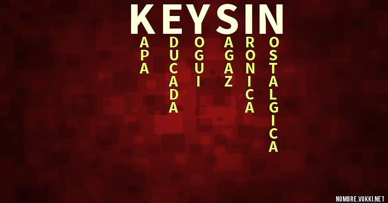 Acróstico keysin