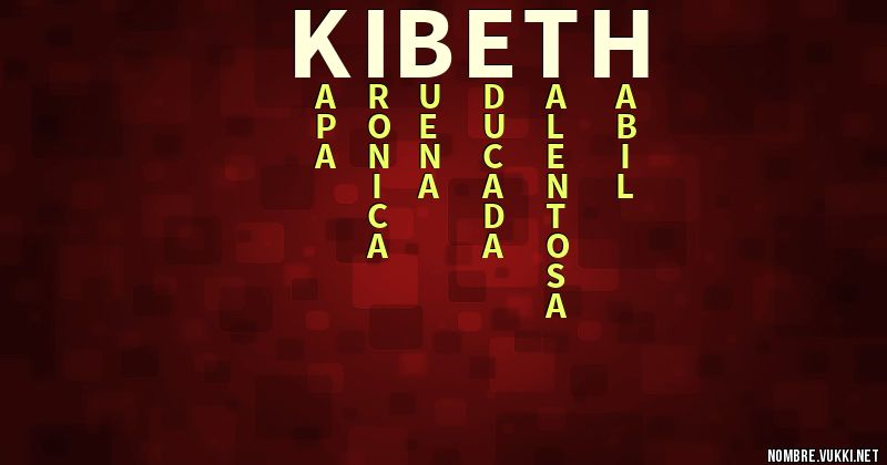 Acróstico kibeth