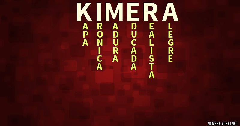 Acróstico kimera