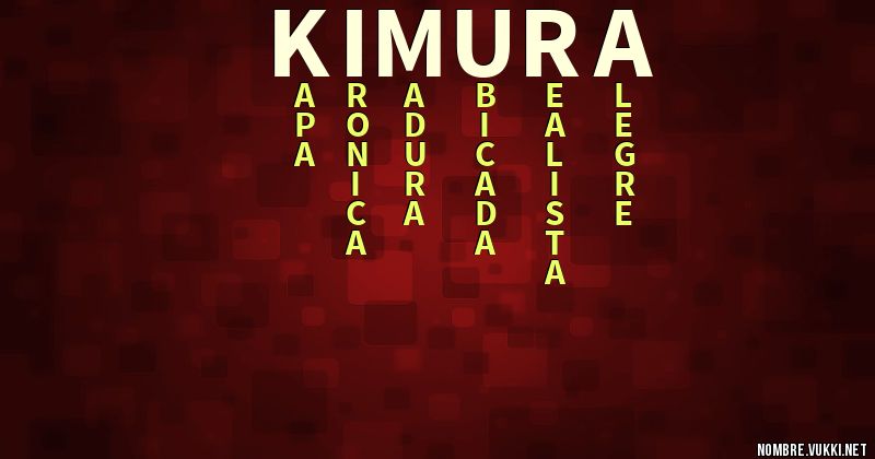 Acróstico kimura