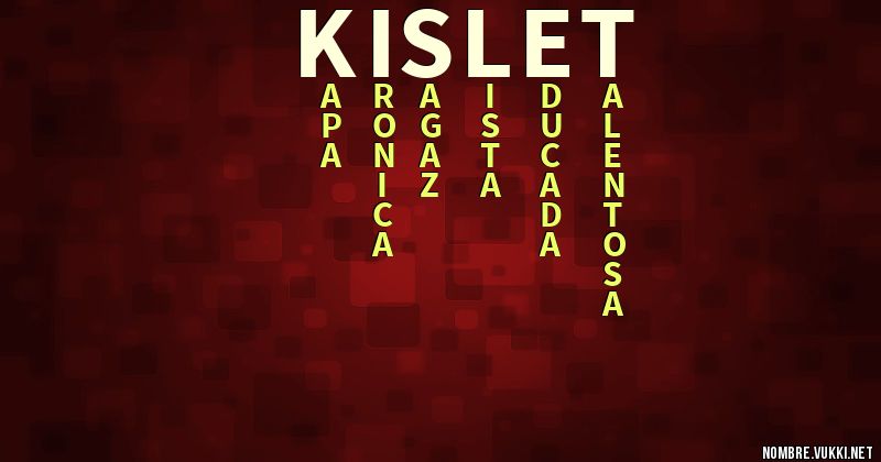 Acróstico kislet