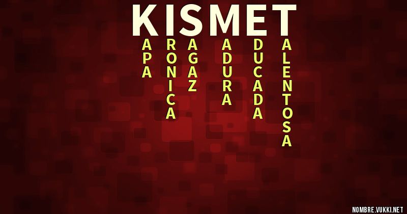 Acróstico kismet