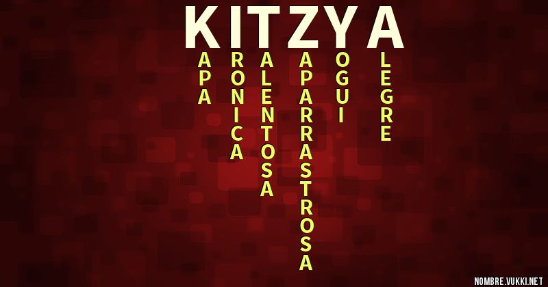 Acróstico kitzya