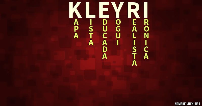 Acróstico kleyri