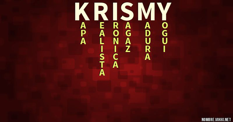 Acróstico krismy