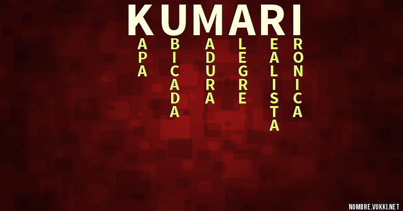 Acróstico kumari
