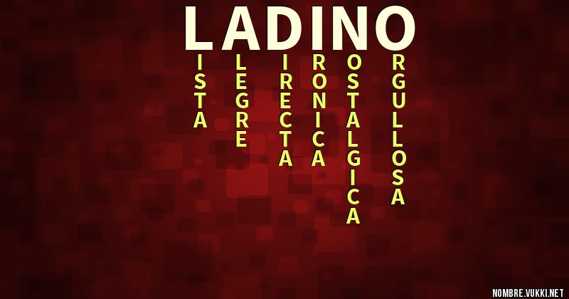 Acróstico ladino