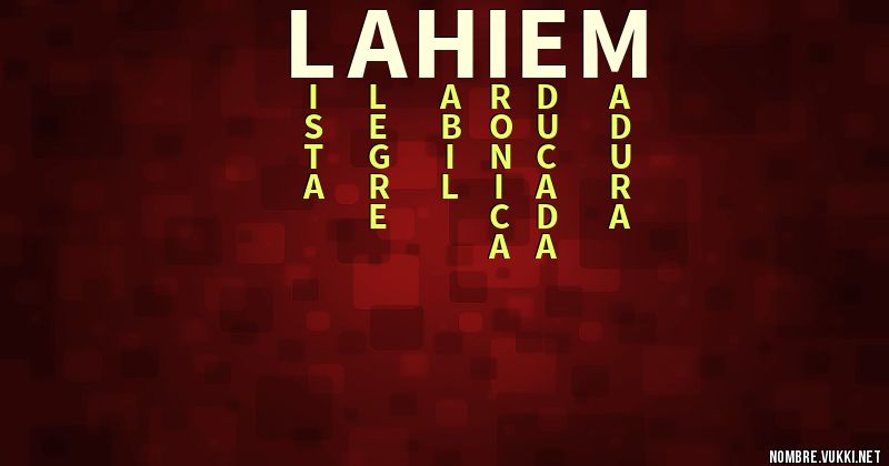 Acróstico lahiem