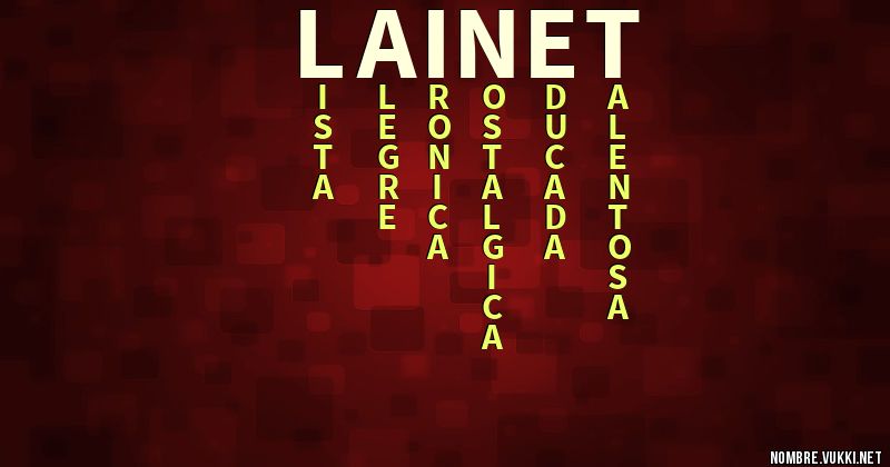 Acróstico lainet