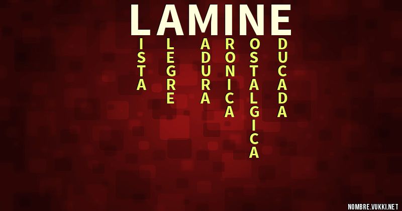 Acróstico lamine