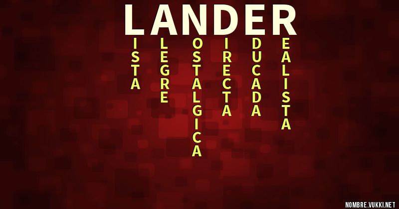 Acróstico lander