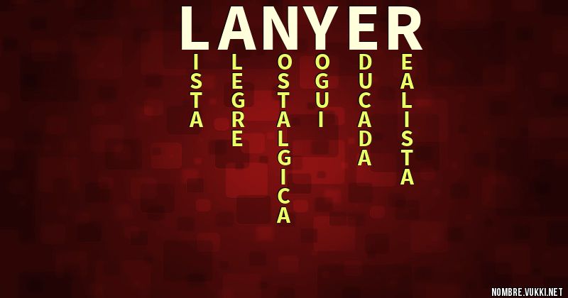 Acróstico lanyer