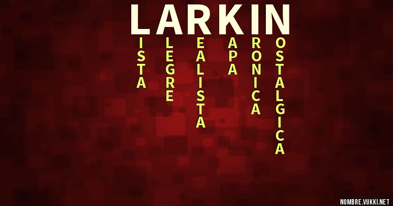 Acróstico larkin