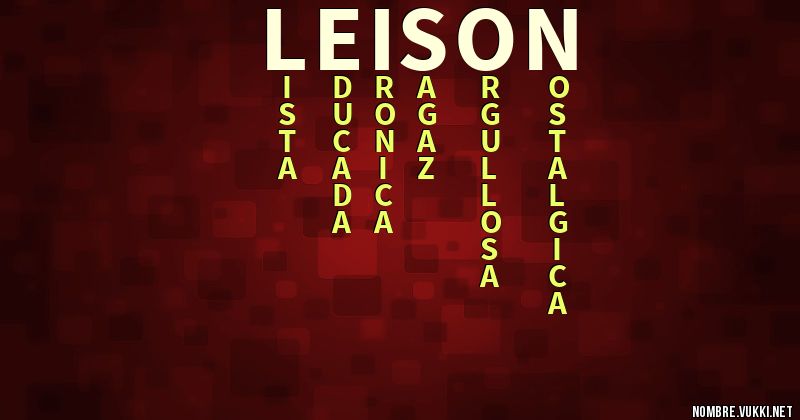 Acróstico leison