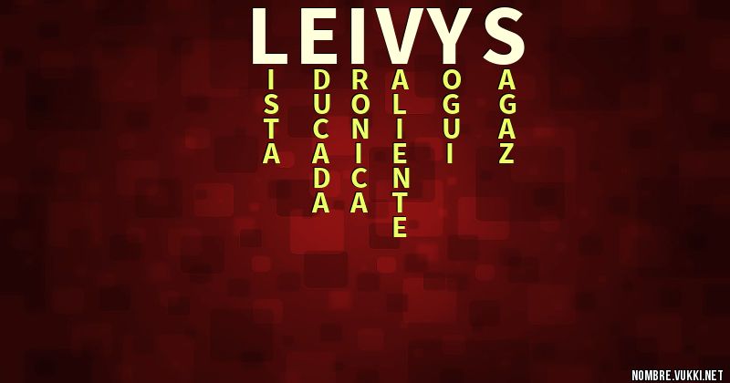 Acróstico leivys