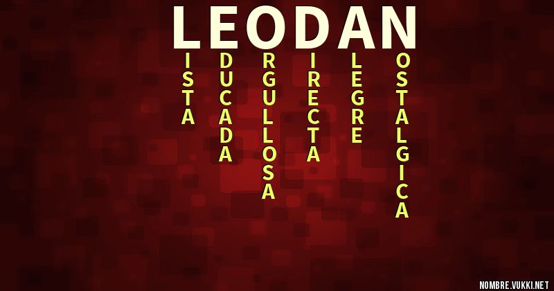 Acróstico leodan