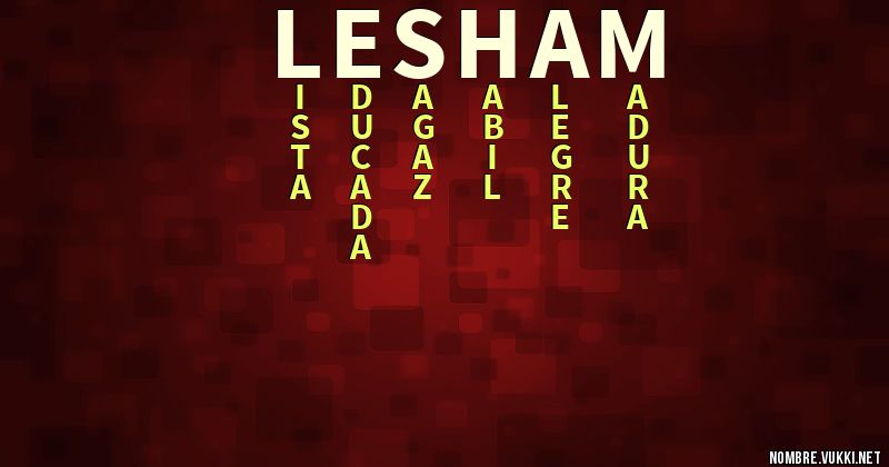Acróstico lesham