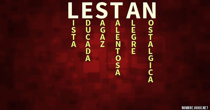 Acróstico lestan