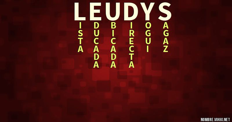 Acróstico leudys