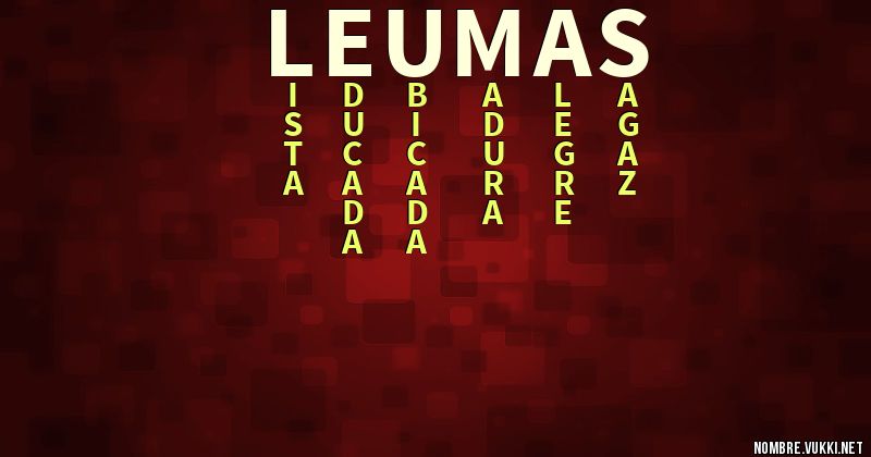 Acróstico leumas