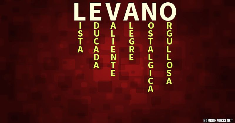Acróstico levano