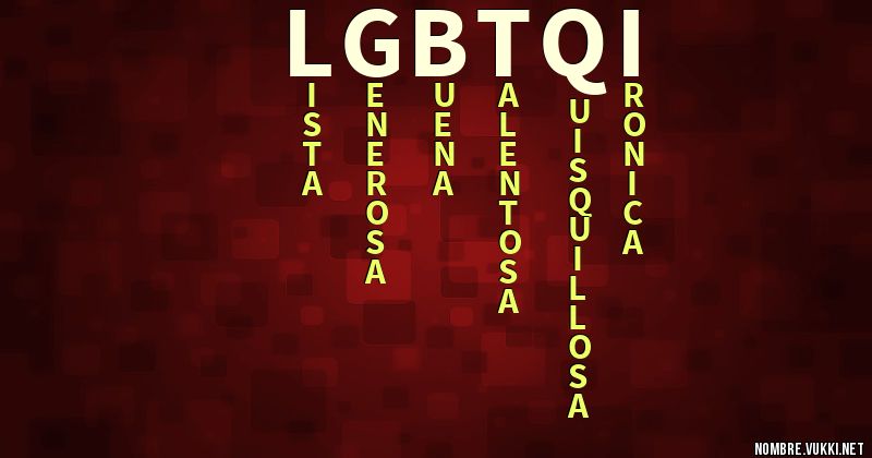 Acróstico lgbtqi