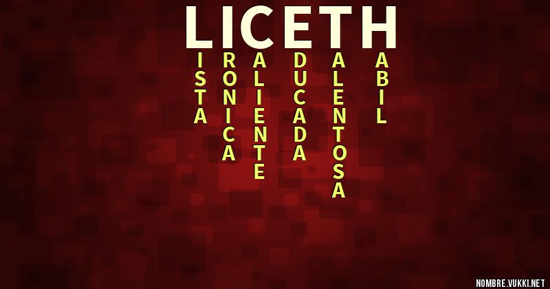 Acróstico liceth