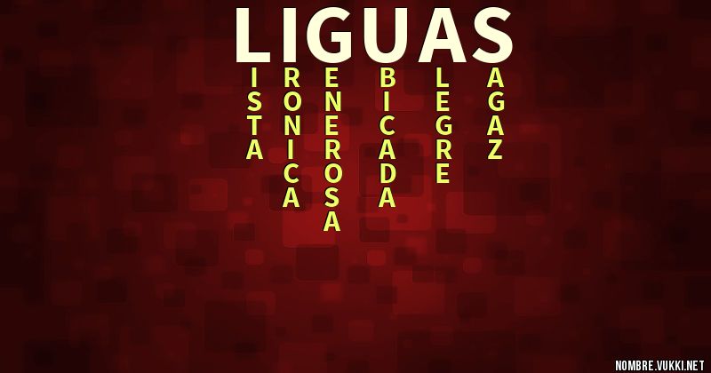 Acróstico liguas