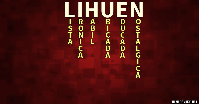 Acróstico lihuen