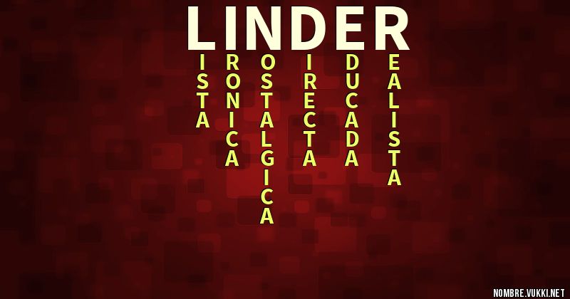 Acróstico linder