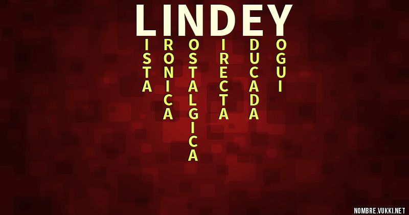 Acróstico lindey