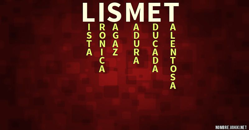 Acróstico lismet