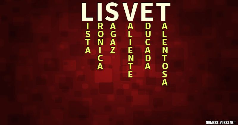 Acróstico lisvet