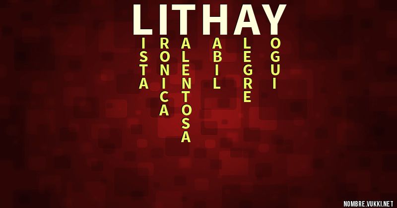 Acróstico lithay