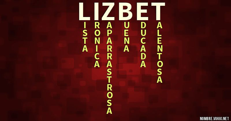 Acróstico lizbet