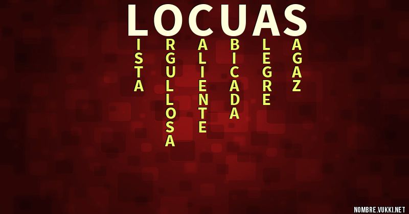 Acróstico locuas