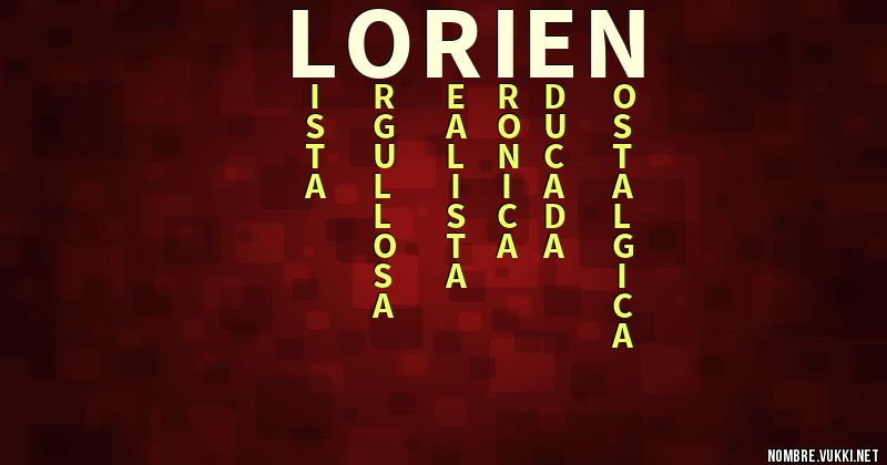 Acróstico lorien