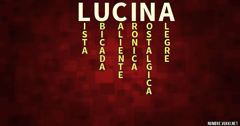 Acróstico lucina