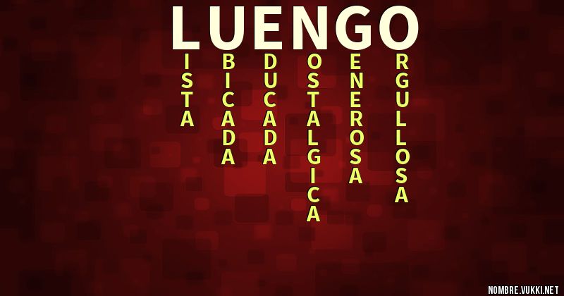 Acróstico luengo