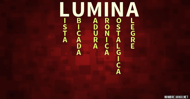 Acróstico lumina