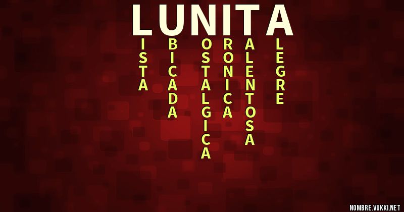 Acróstico lunita