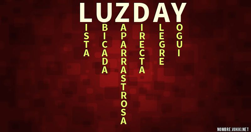 Acróstico luzday