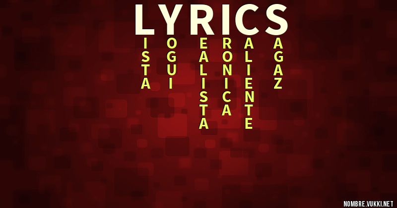 Acróstico lyrics